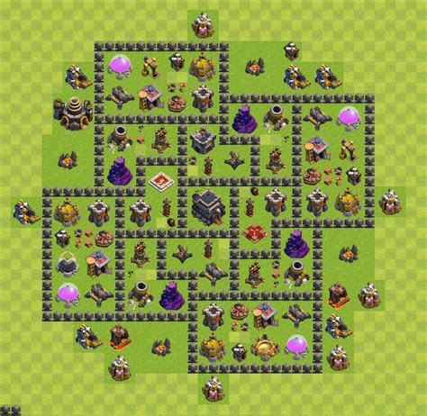 clash of clans bases th9.